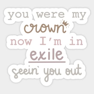 Exile Sticker